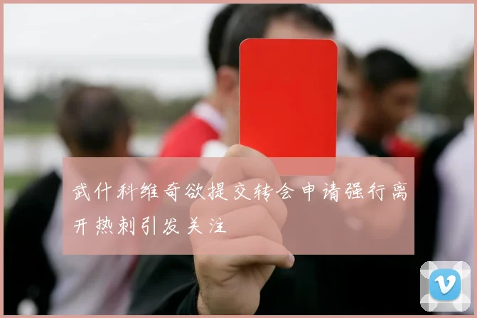武什科维奇欲提交转会申请强行离开热刺引发关注